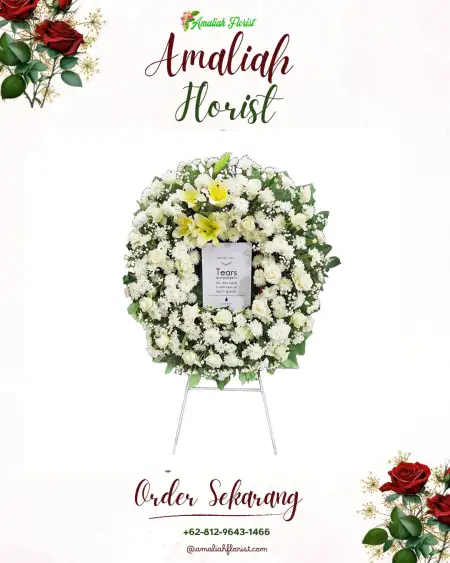 Krans Bunga Duka Fajar Agung Barat